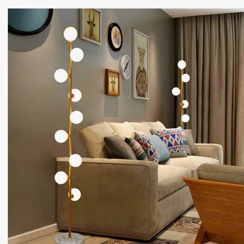 Used Wayfair Gold Floor Lamp for sale on AptDeco