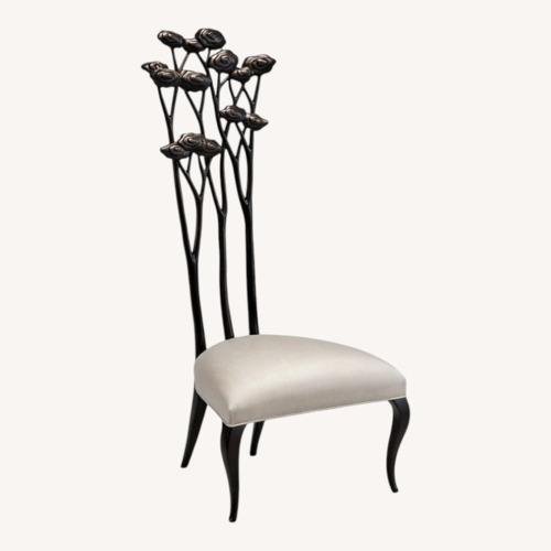 Used Christopher Guy Natural Fabric Accent Chairs for sale on AptDeco