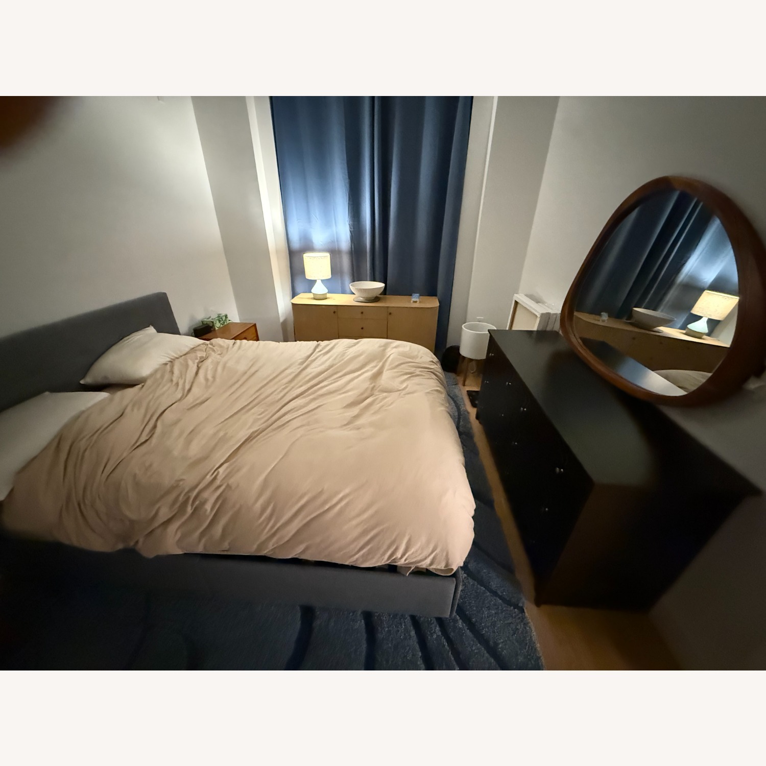 Mercury Row Light Gray Queen Bed - image-2