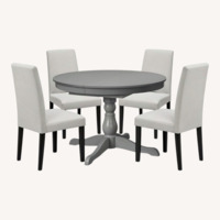 IKEA INGATORP/BERGMUND Extendable Table Set