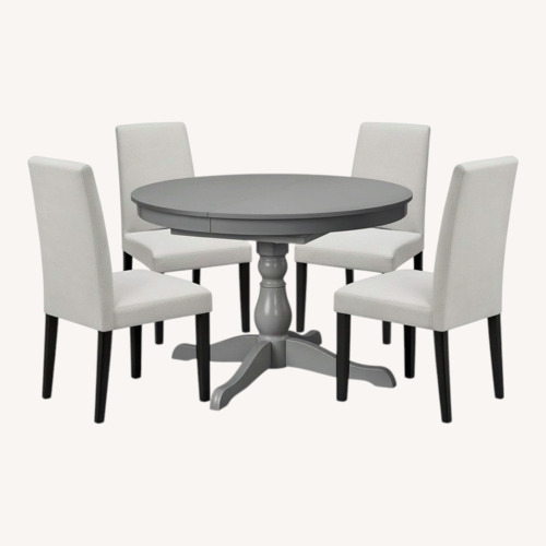 Used IKEA INGATORP/BERGMUND Extendable Table Set for sale on AptDeco