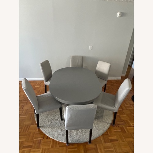 Used IKEA INGATORP/BERGMUND Extendable Table Set for sale on AptDeco