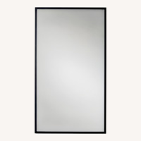 Restoration Hardware Dark Gray Metal Wall Mirror