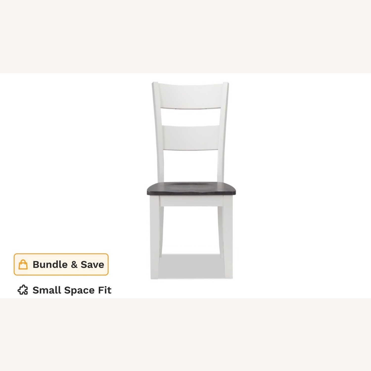 Bob's Discount Furniture Blake 6pc Dining Set white and Gray - image-7