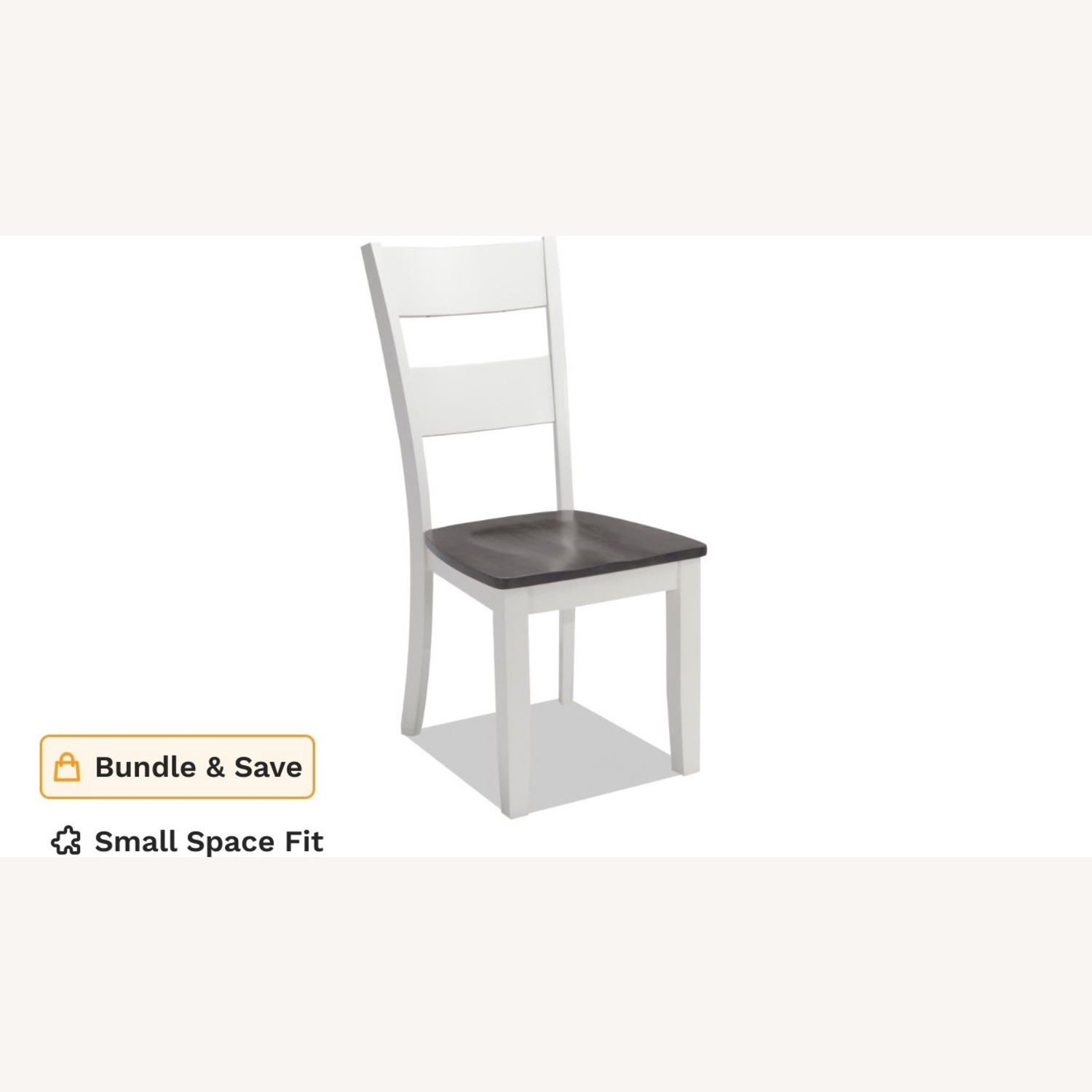Bob's Discount Furniture Blake 6pc Dining Set white and Gray - image-6