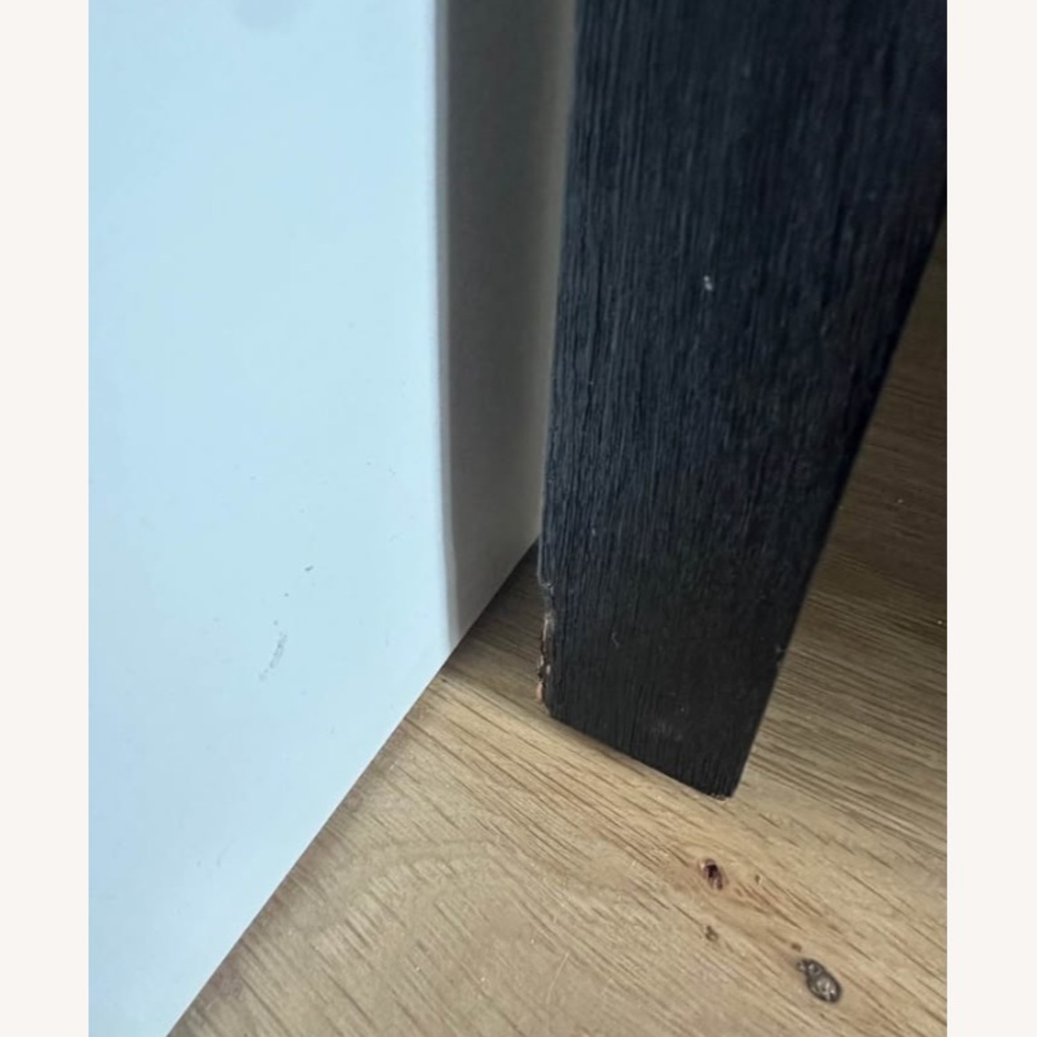 Crate & Barrel Keane 64" Black Solid Wood 6-Drawer Dresser - image-2