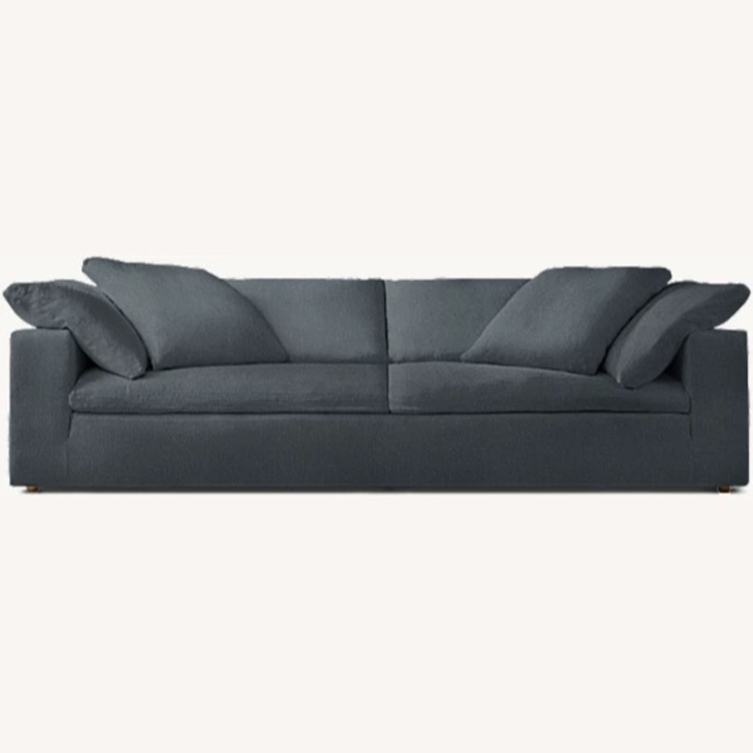 Restoration Hardware Cloud Sofa Navy Velvet - image-5