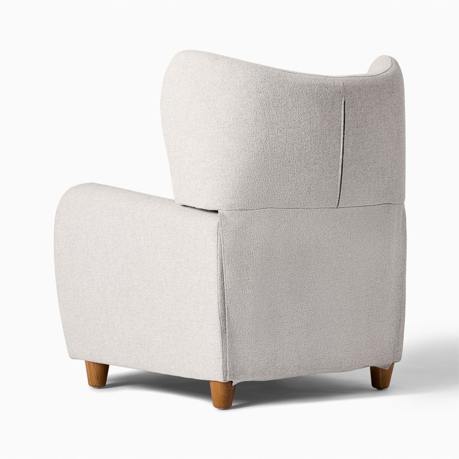 West Elm Jodi Recliner Navy Linen - image-3