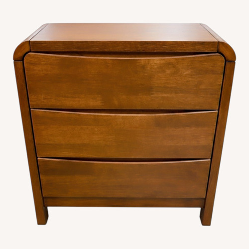 Used Dark Brown Wood Nightstand for sale on AptDeco