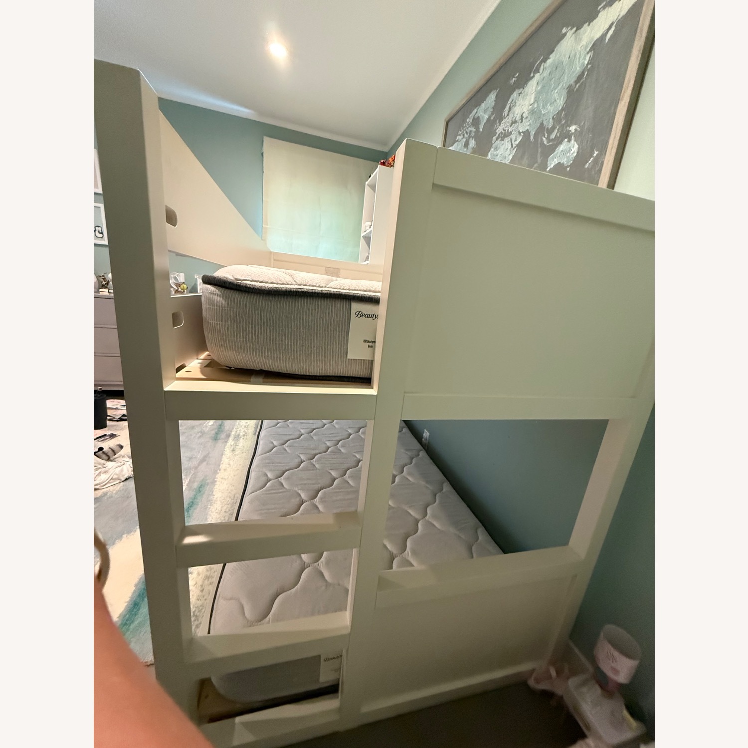 Pb Teen White Camden Low Bunk Bed - image-3