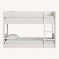 Pb Teen White Camden Low Bunk Bed