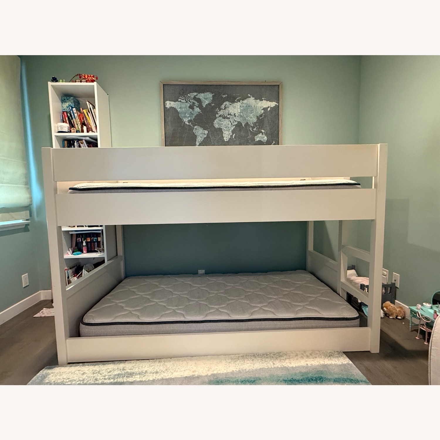 Pb Teen White Camden Low Bunk Bed - image-1