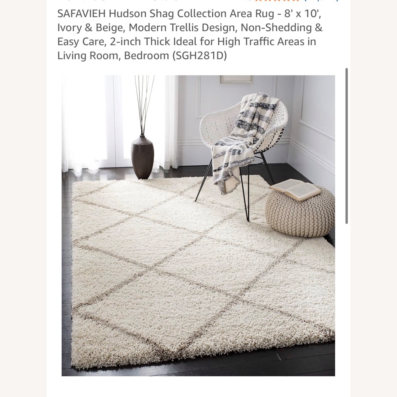 Safavieh Natural Area Rug 8' x 10' - image-3
