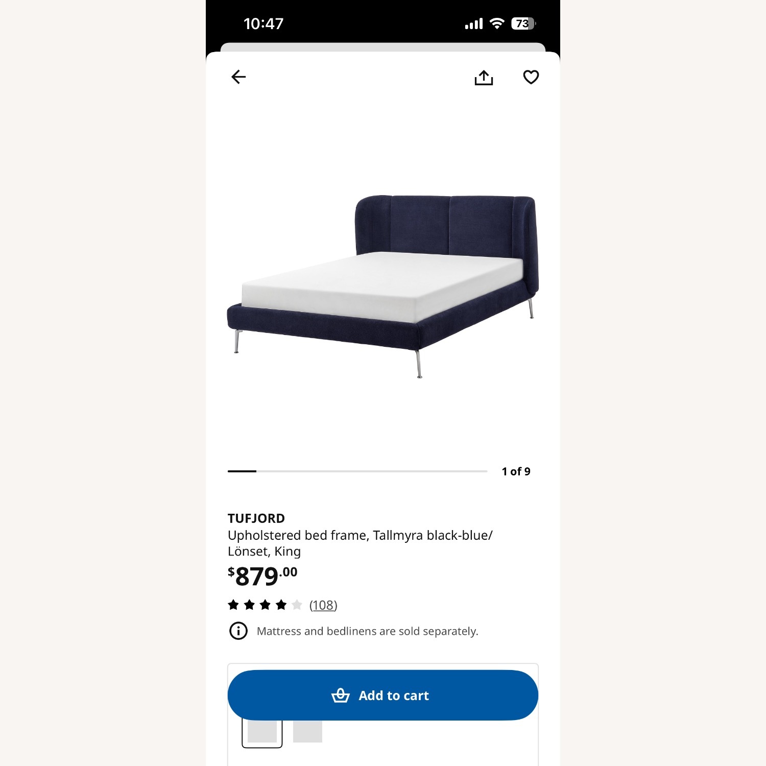 IKEA TUFJORD King Bed - image-5