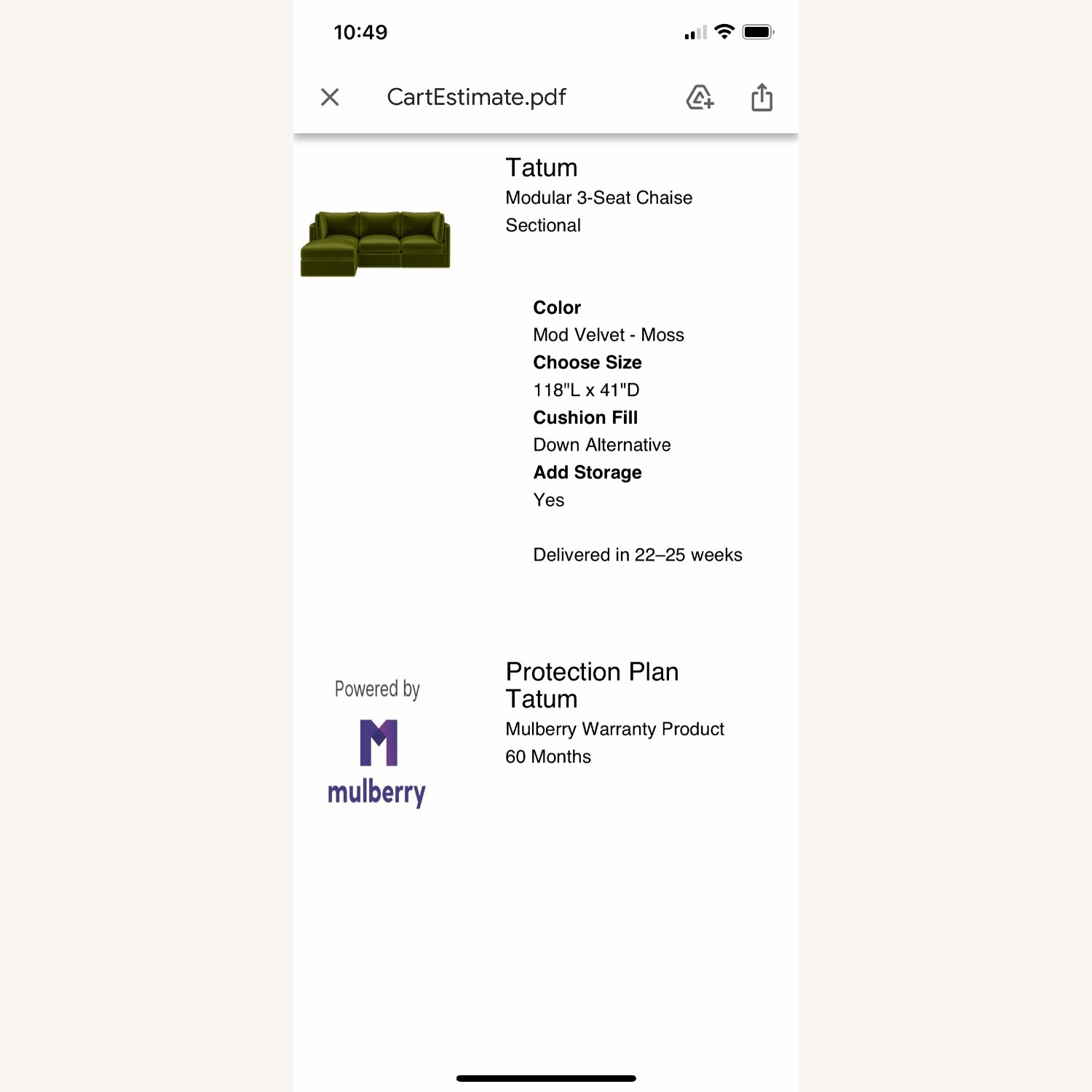 Interior Define Tatum Green Velvet 3+ Seater Sofa - image-2