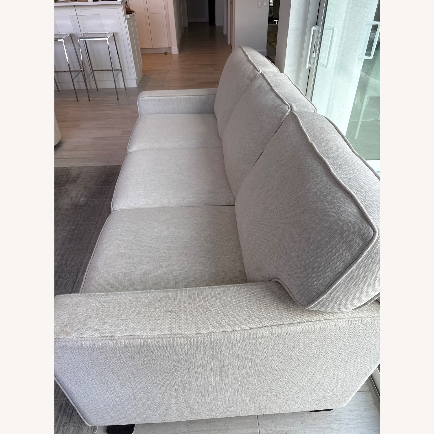 White 3+ Seater Sofa - image-3