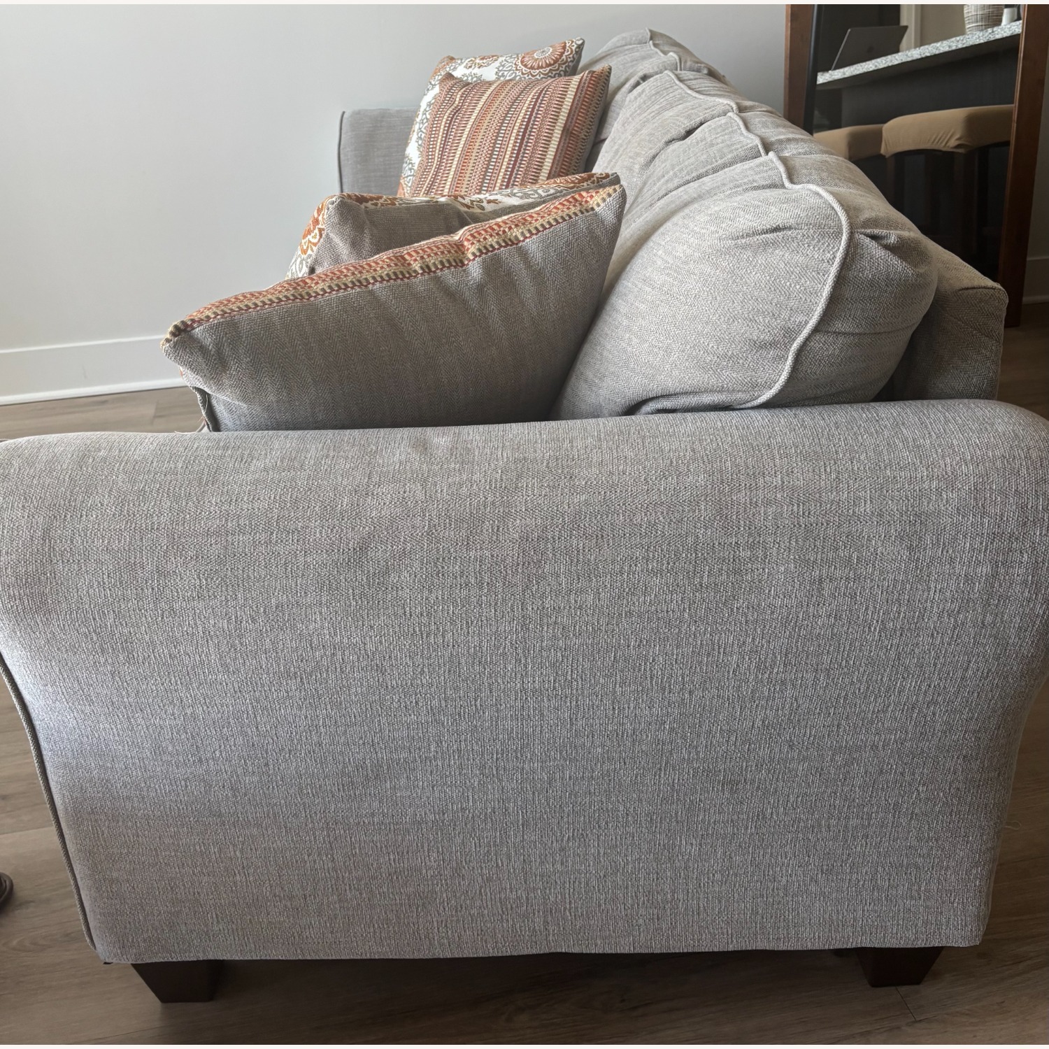 American Furniture Warehouse Grey Sofa - image-3