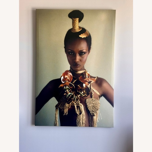 Used Iman Canvas Print for sale on AptDeco