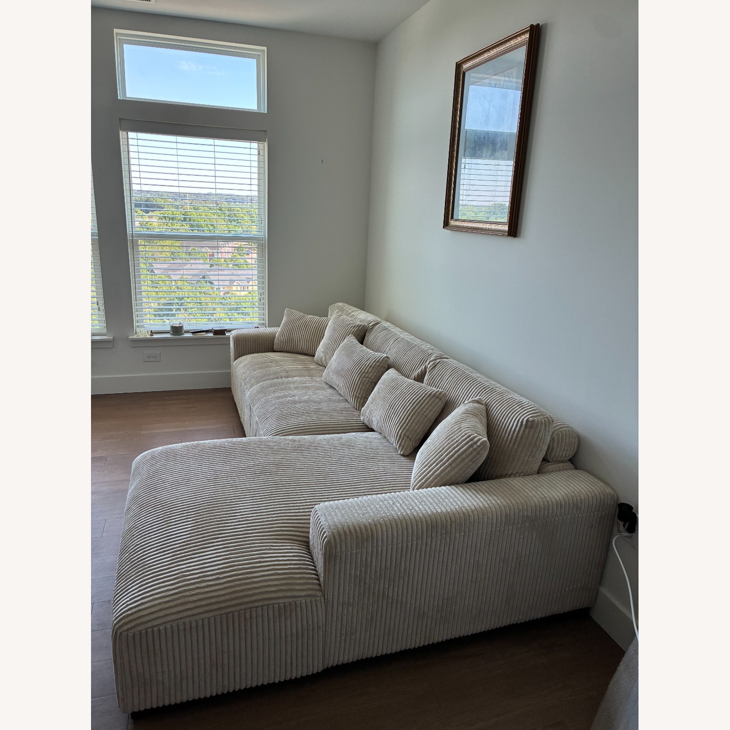 Wayfair Asyiah Natural 2 Piece Sectional - image-2