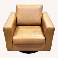 Light Brown Leather Armchair