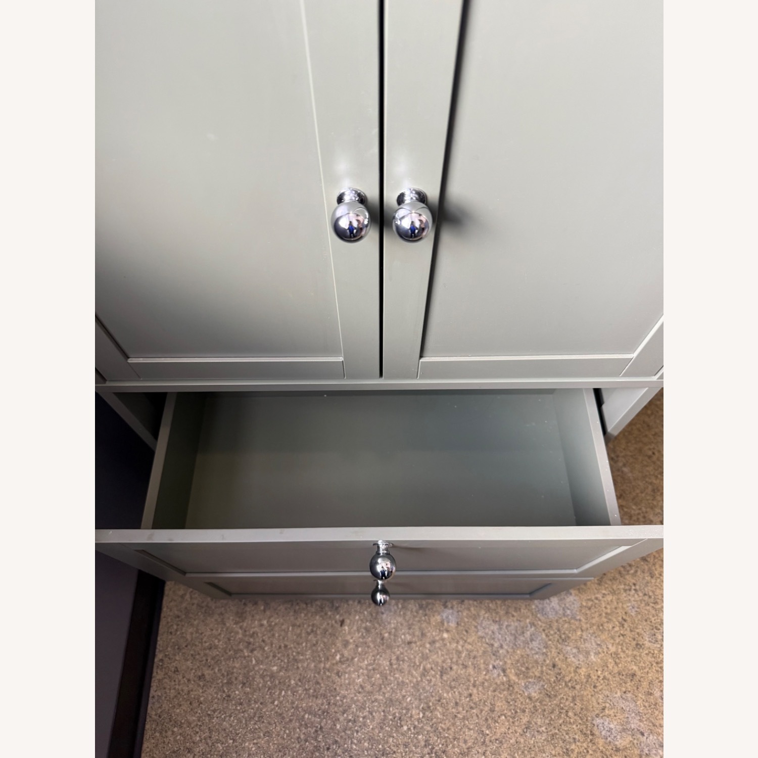 Green Wood Dresser - image-7