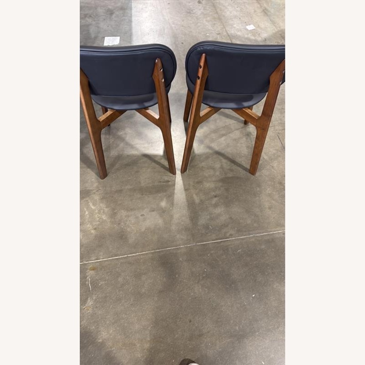 Black Leather Dining Chair - image-3