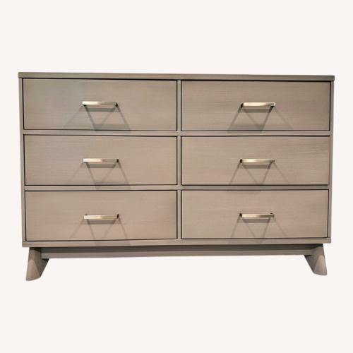 Used Munire Light Gray Wood Dresser for sale on AptDeco