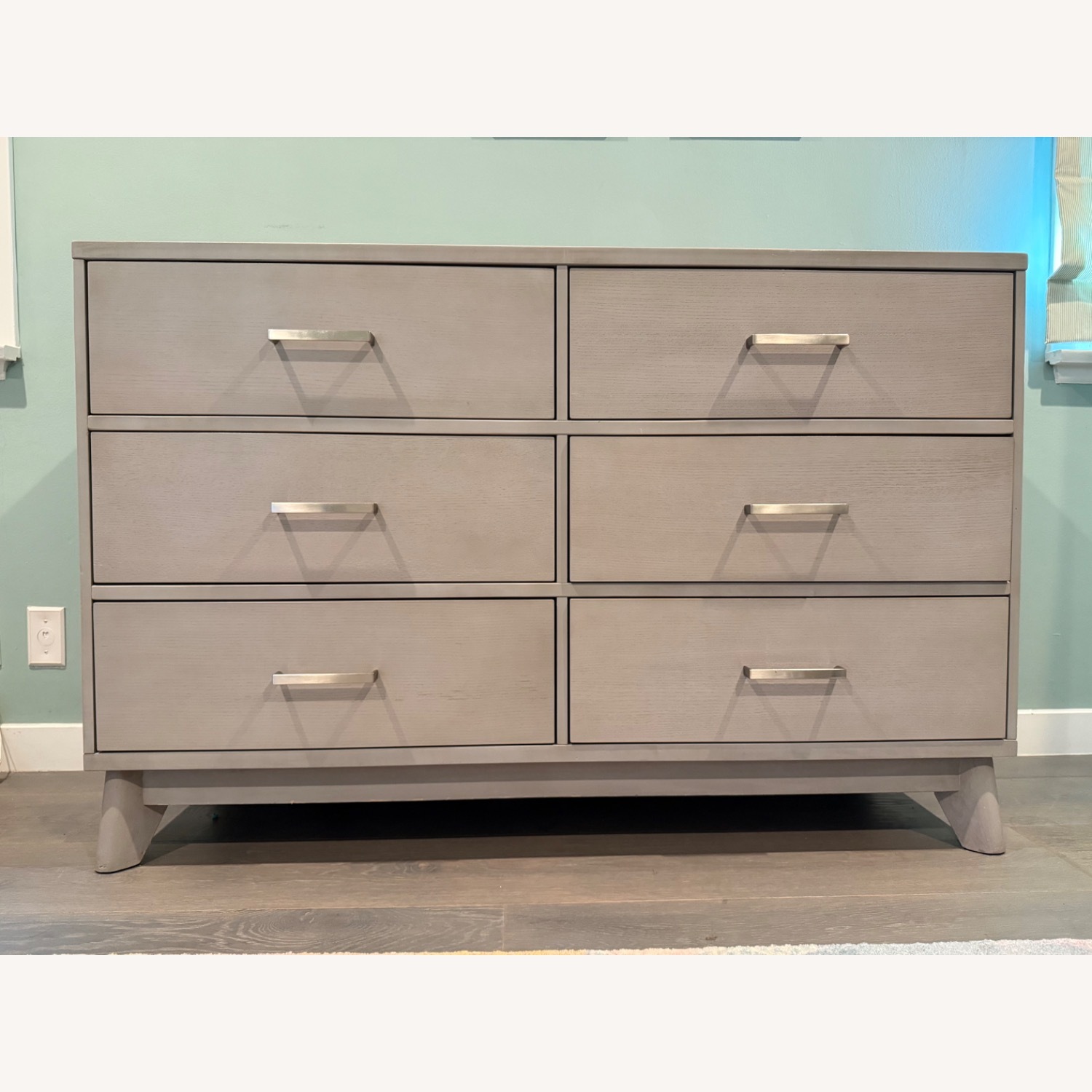 Munire Light Gray Wood Dresser - image-1