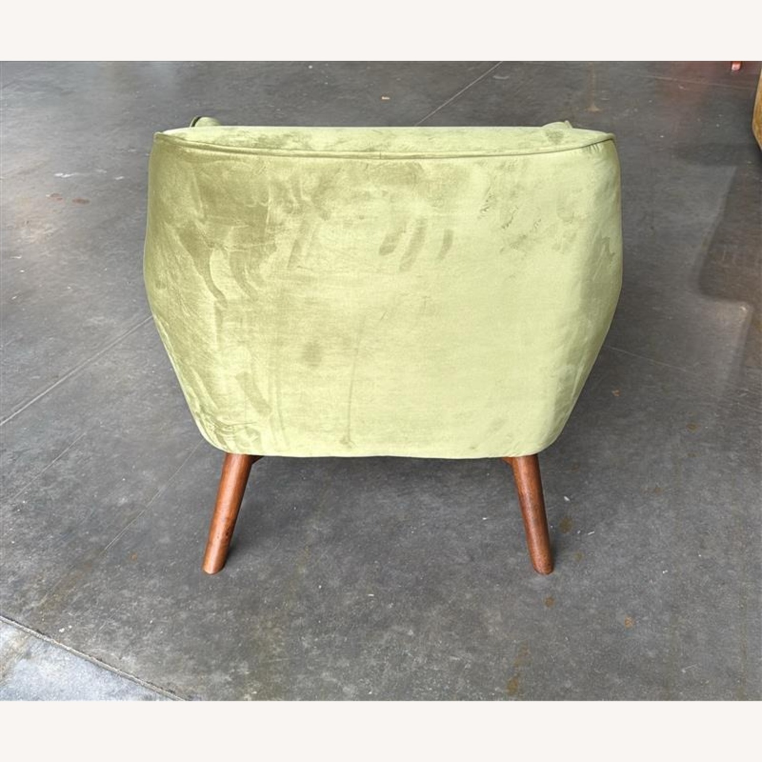 Green Velvet Armchair - image-3
