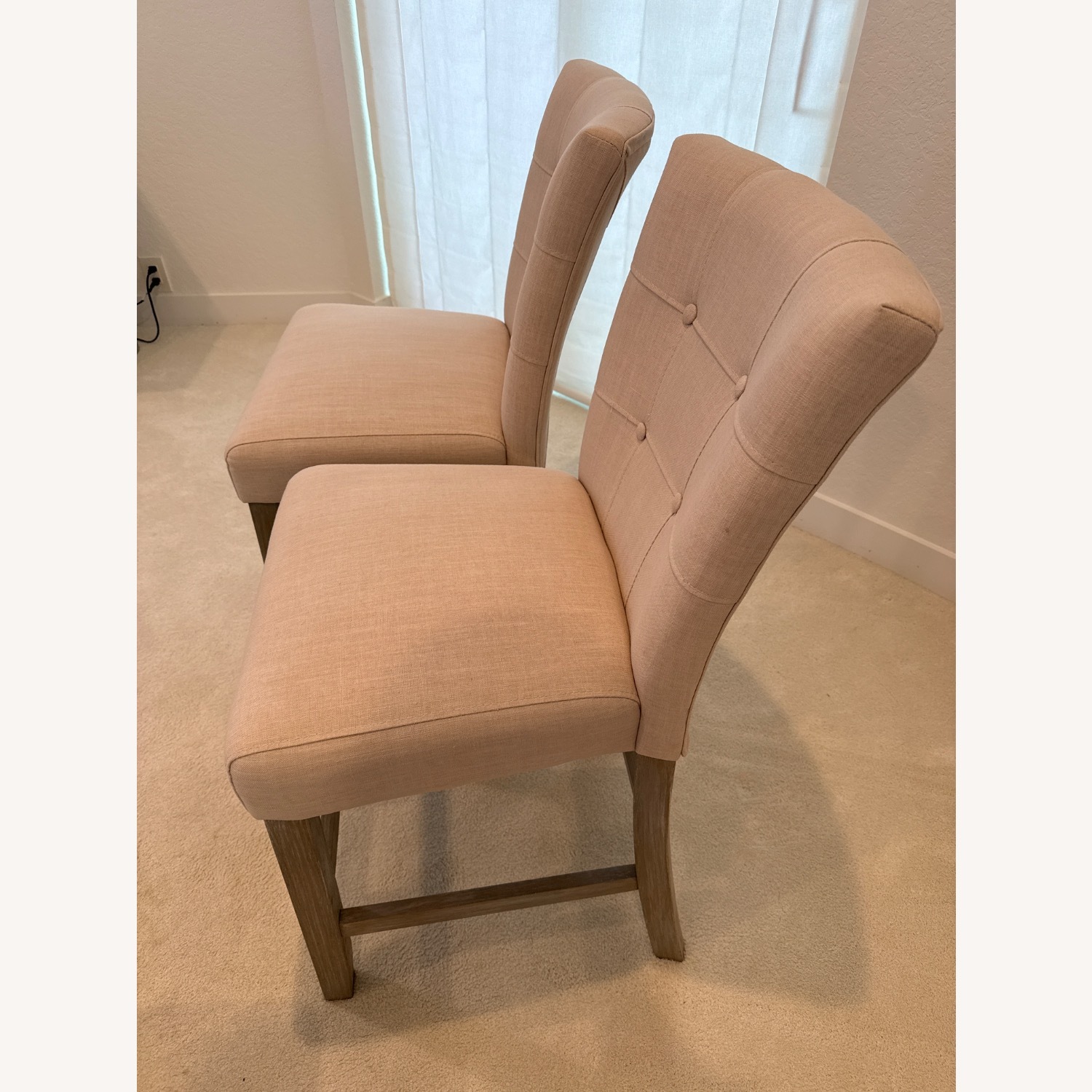 Value City Steve Silver 2 Cloth Stools  - image-2