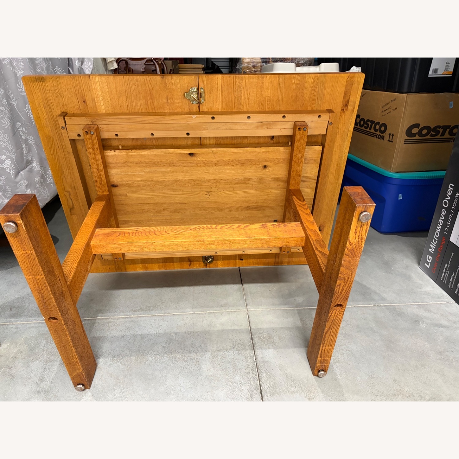 Natural Wood Dining Table - image-5