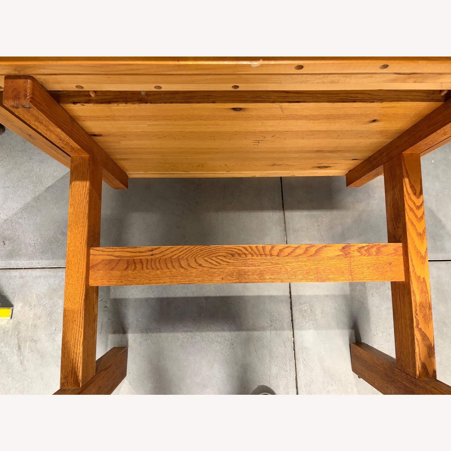 Natural Wood Dining Table - image-9