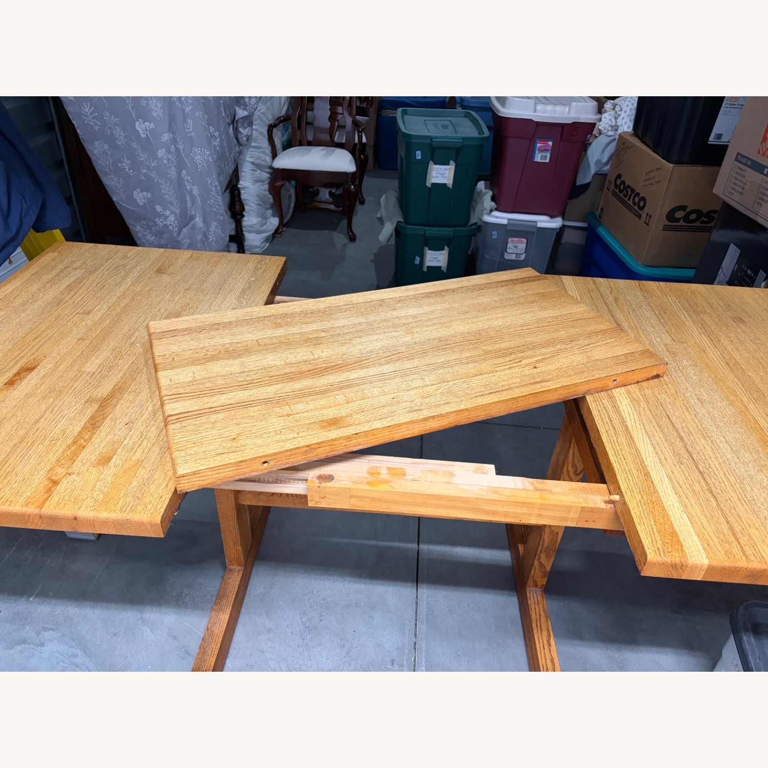 Natural Wood Dining Table - image-4