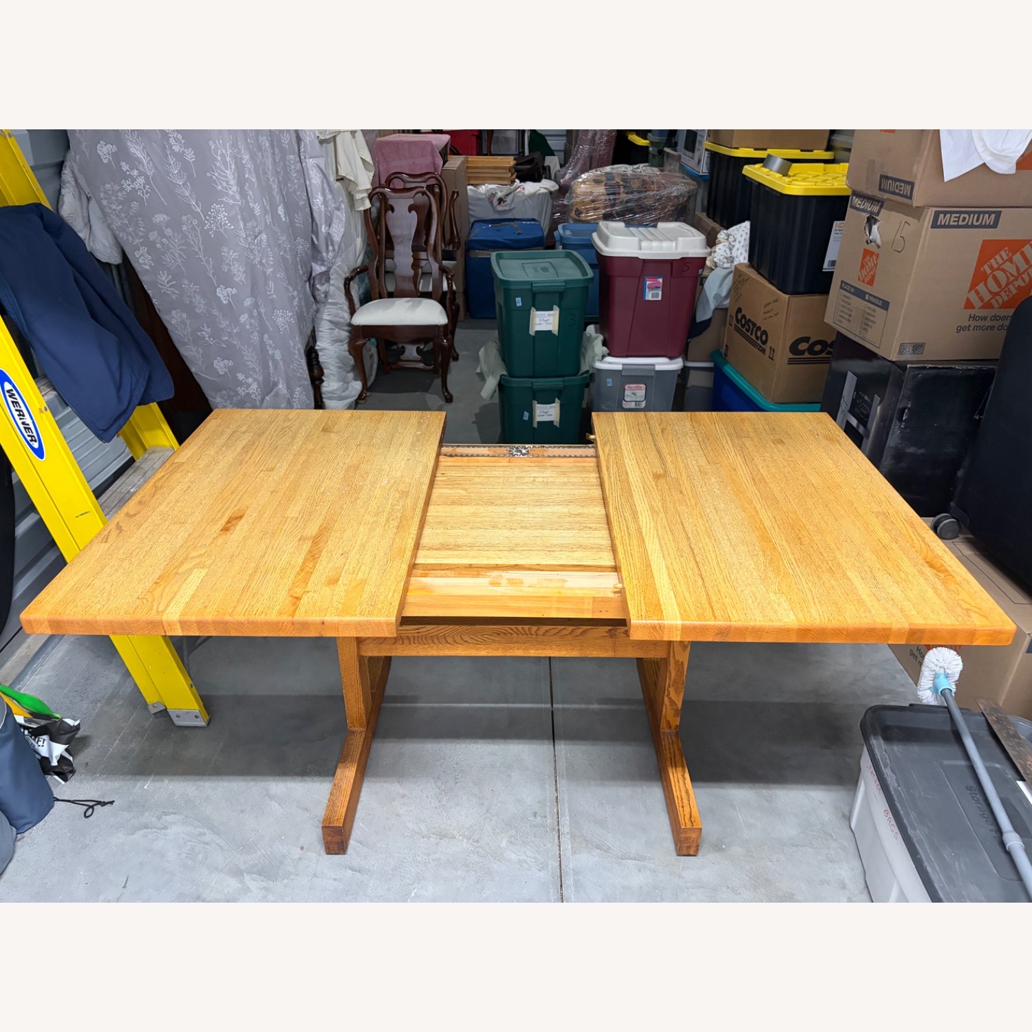 Natural Wood Dining Table - image-3