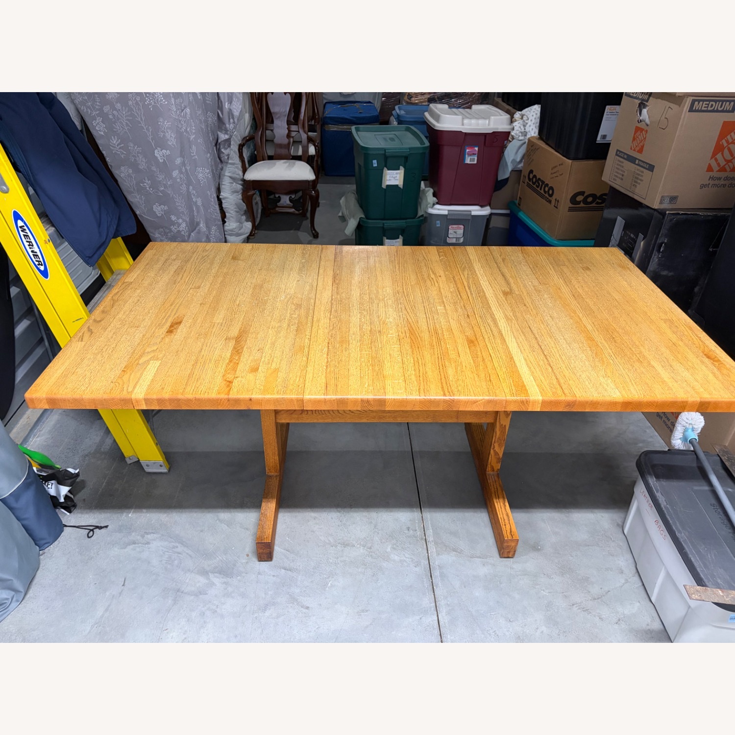 Natural Wood Dining Table - image-2