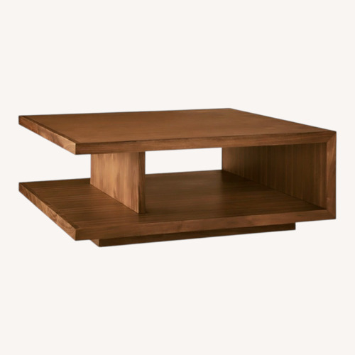 Used Room & Board Light Brown Wood Coffee Table for sale on AptDeco