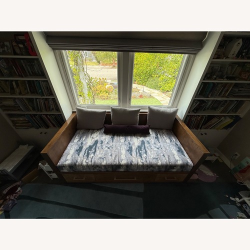 Used Taylor Made Custom Furniture Dark Brown Daybed for sale on AptDeco