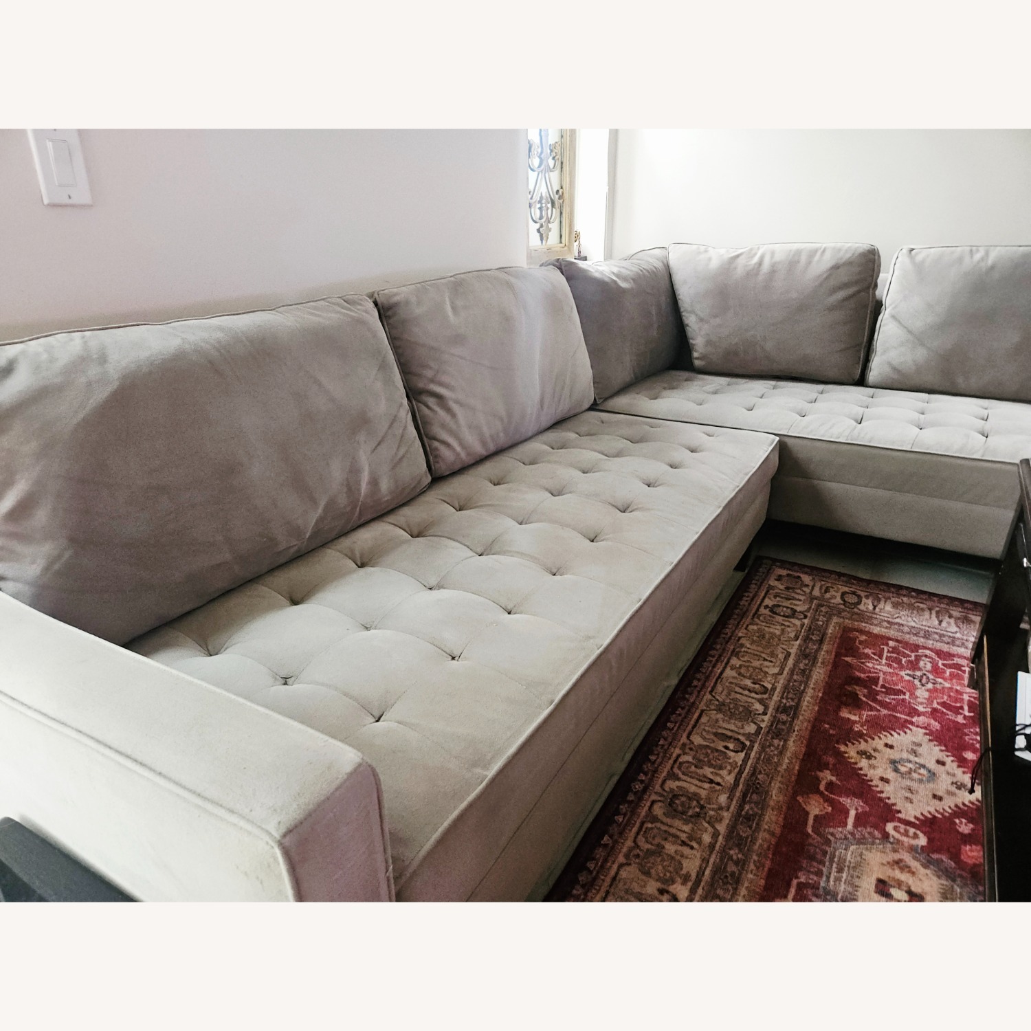 Z Gallerie 2 piece Right Arm Facing Sectional  - image-4