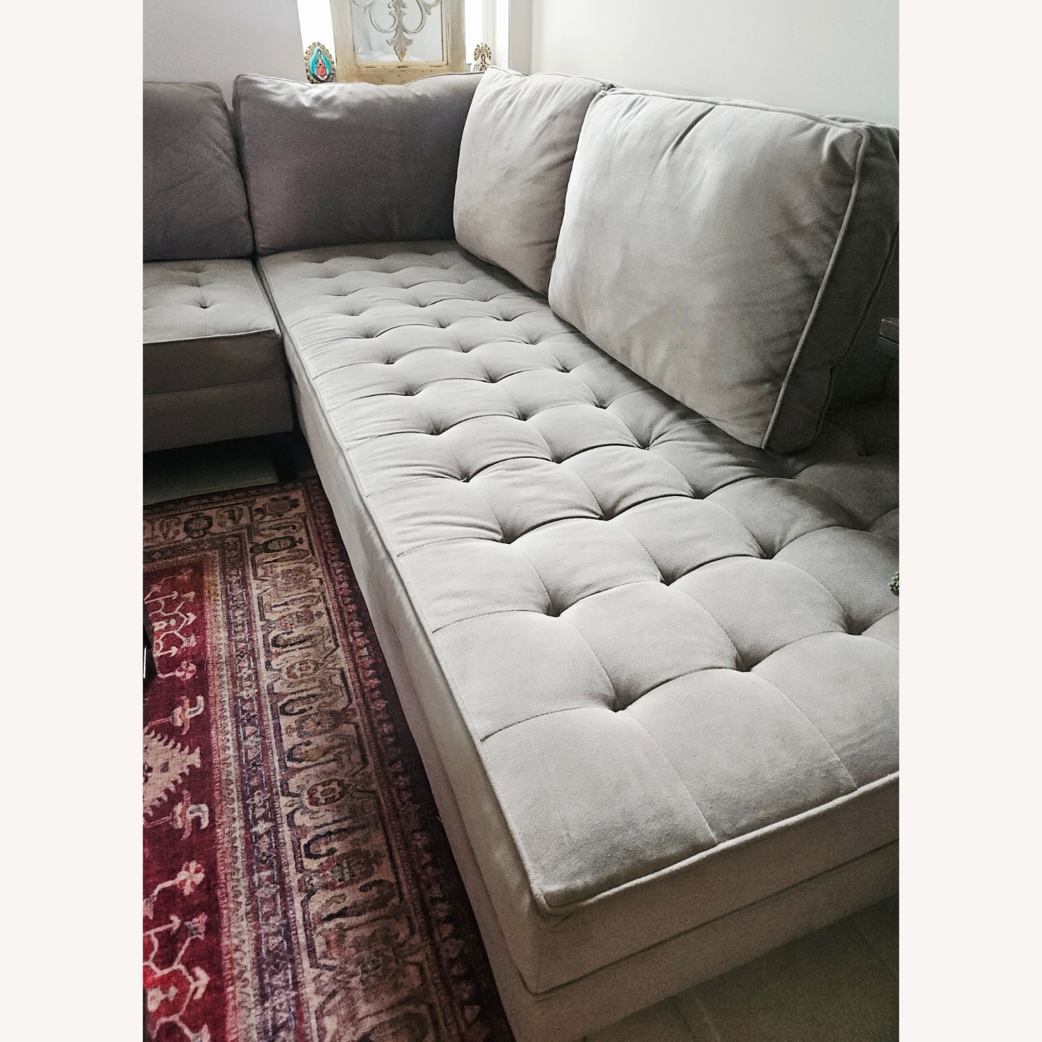 Z Gallerie 2 piece Right Arm Facing Sectional  - image-5