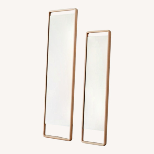 Used The Citizenry Hinoki Wood Floor Mirror for sale on AptDeco