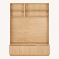 Room & Board Keaton 2-Piece Media Cabinet & Bookcase