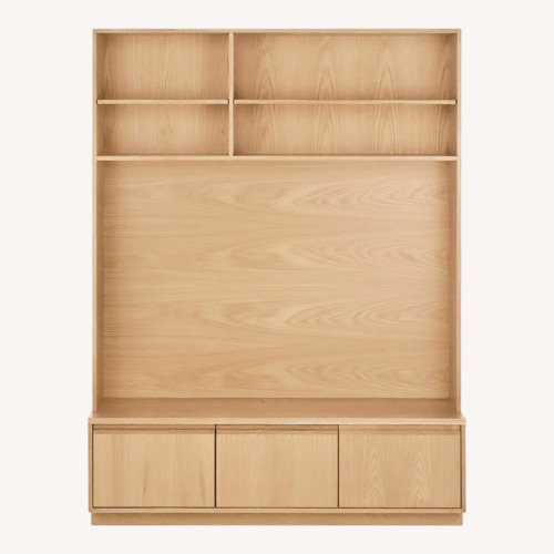 Used Room & Board Keaton 2-Piece Media Cabinet & Bookcase for sale on AptDeco