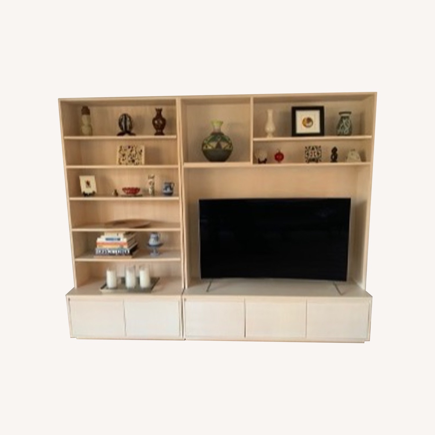 Room & Board Keaton 2-Piece Media Cabinet & Bookcase - image-4
