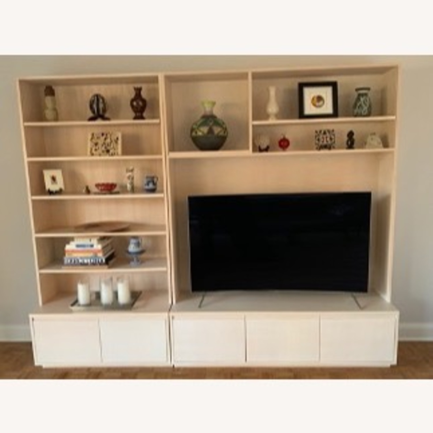 Room & Board Keaton 2-Piece Media Cabinet & Bookcase - image-1