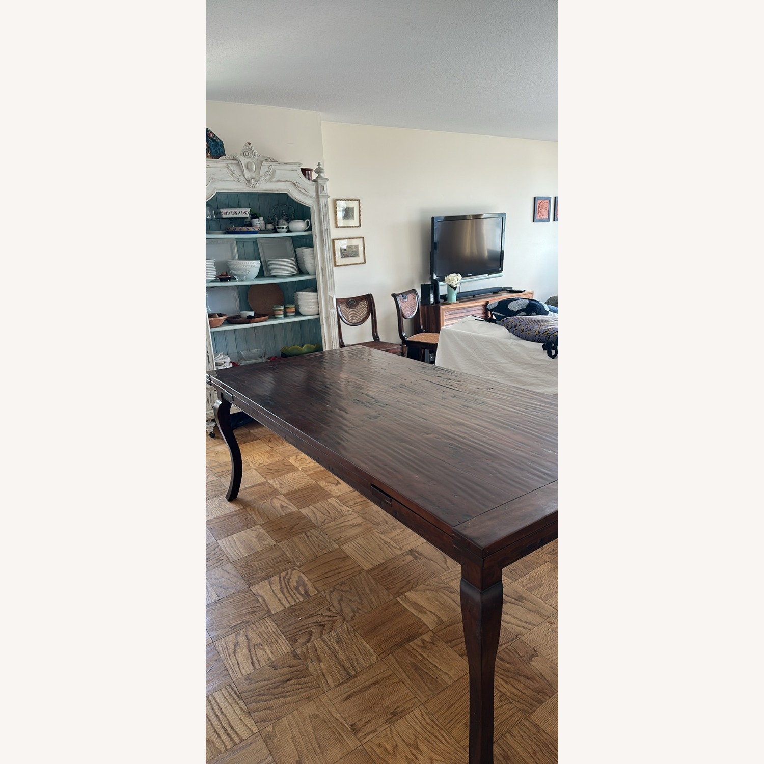 Large Regency Anglo-Indian Dining Table - image-5