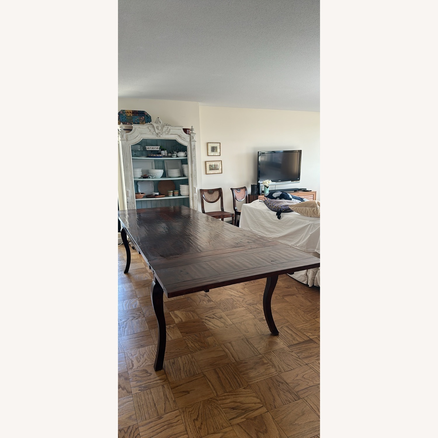 Large Regency Anglo-Indian Dining Table - image-7