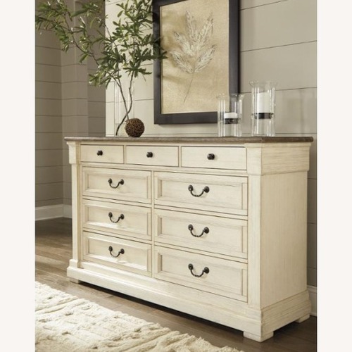 Used Ashley Furniture Bolanburg Natural Wood Dresser for sale on AptDeco
