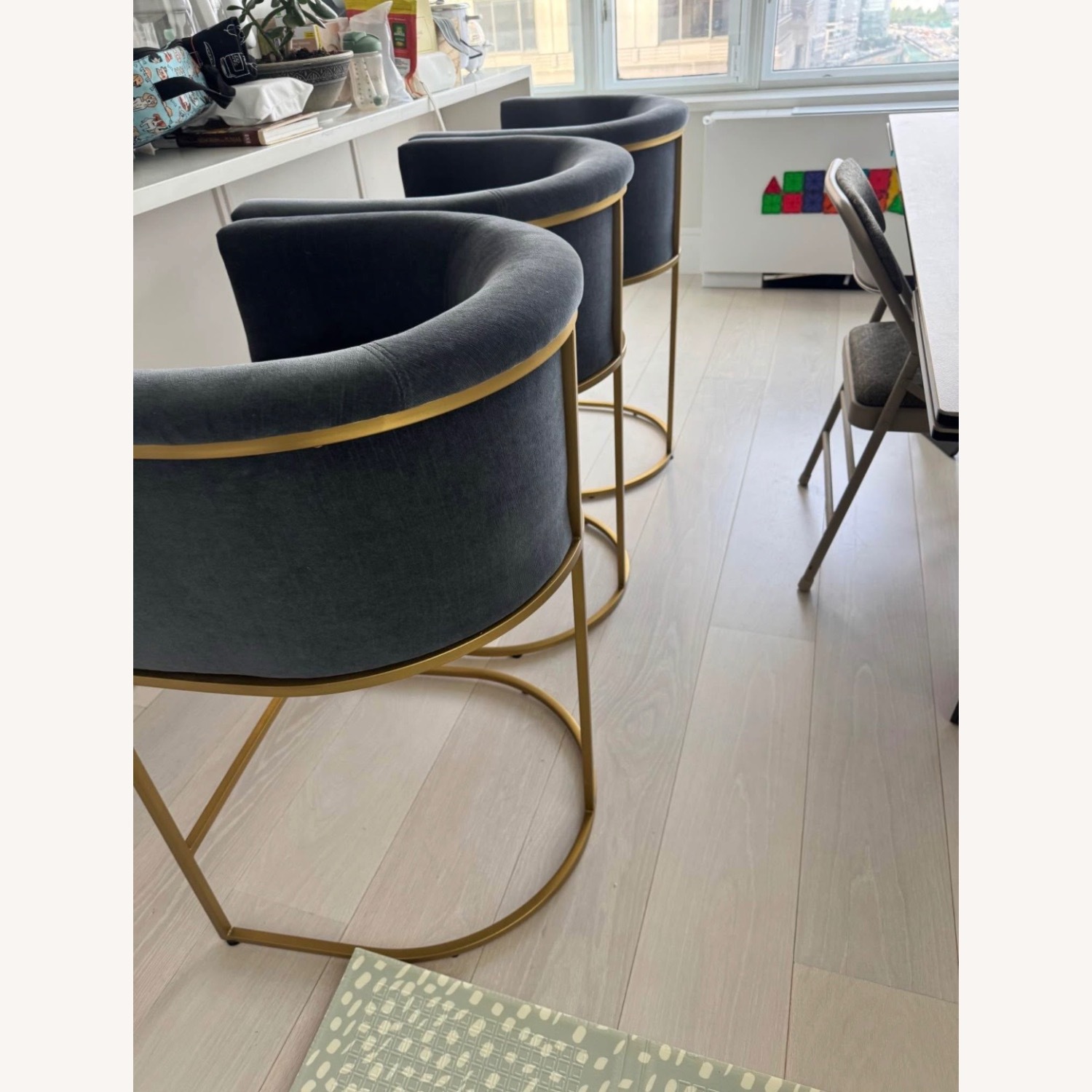 Restoration Hardware Wexler Counter Stools x3 - image-2