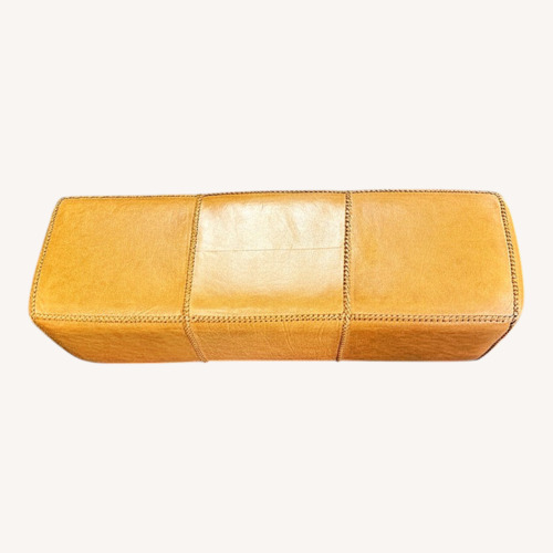 Used Natural Leather Bench for sale on AptDeco