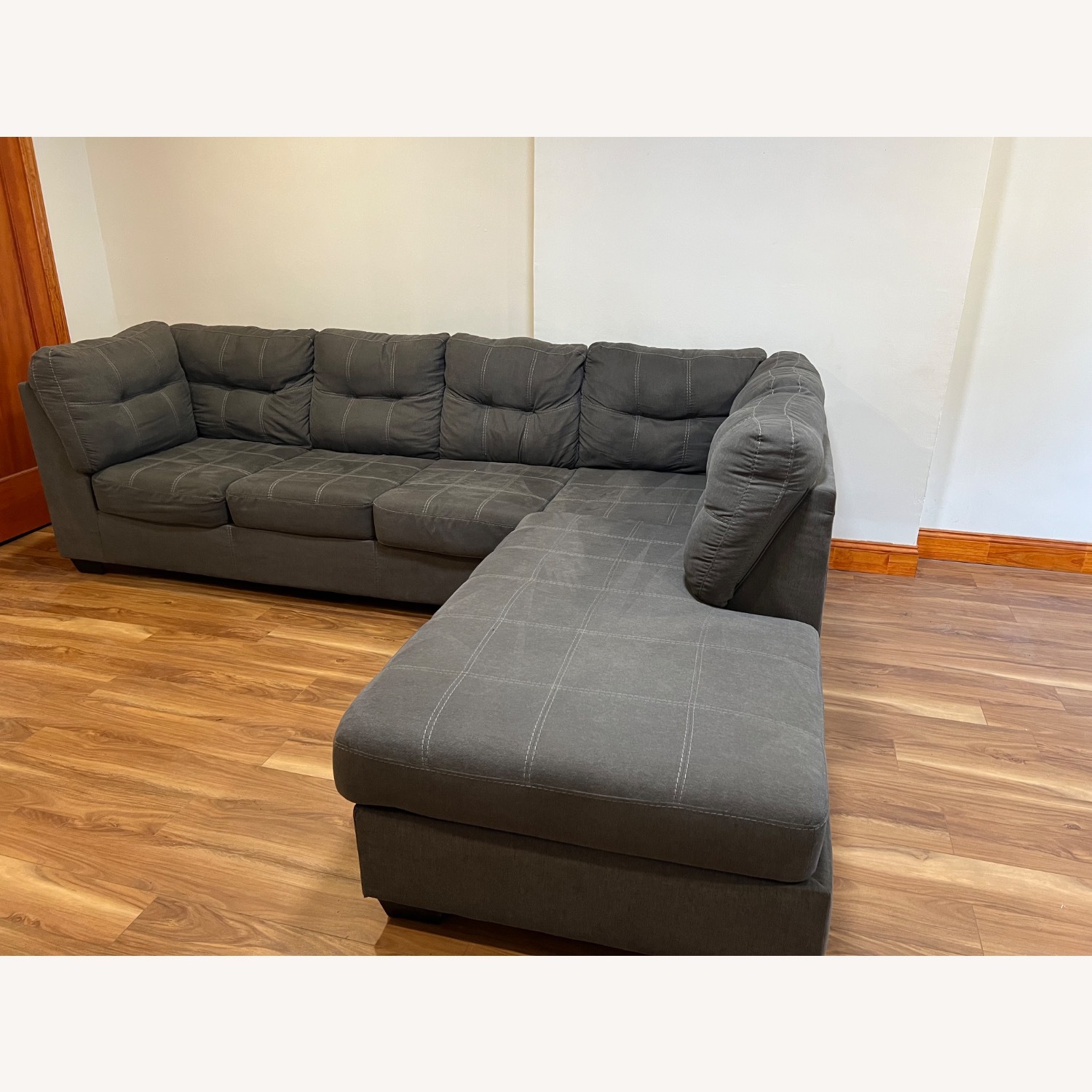 Ashley Furniture Dark Gray 2 Piece Sectional - image-4